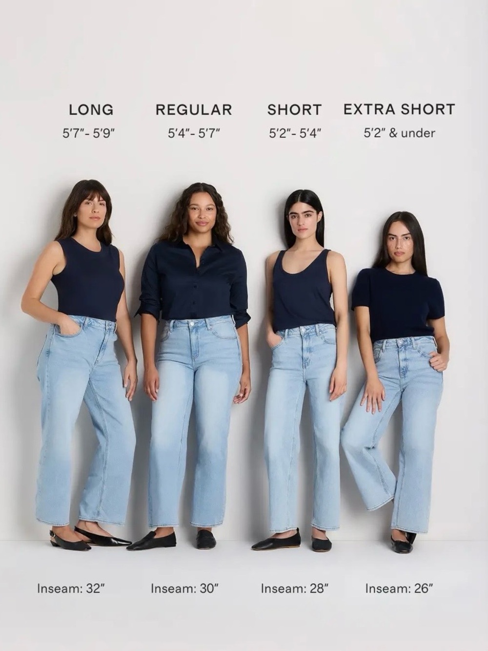 Quince Bella Stretch Wide Leg Jeans Size 26 x 28 MSRP $218 - Picture 4 of 10